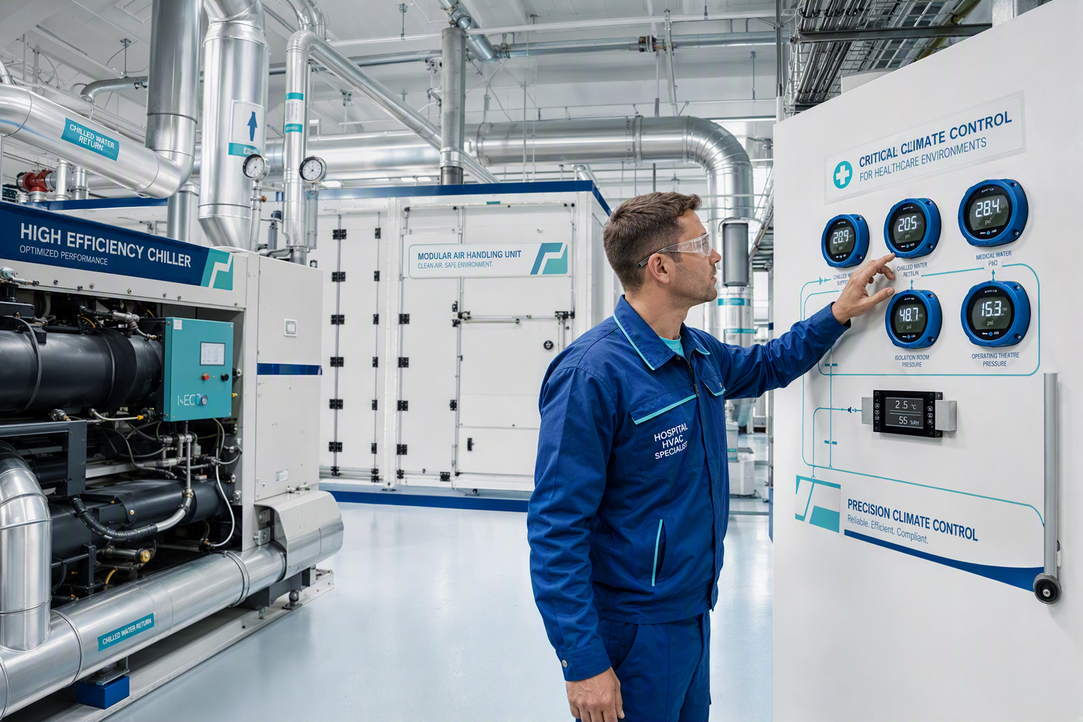 Instalación de sistema VRF Mitsubishi y LG en laboratorio